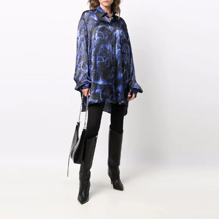 Vetements Shirts Unisex Blue-1