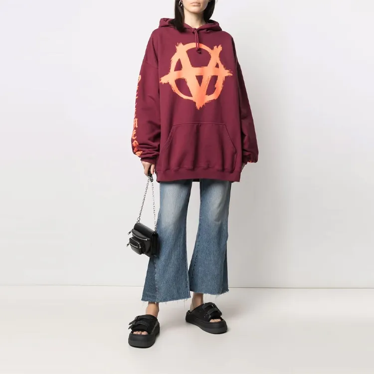 Vetements Double Anarchy Logo Hoodie-2