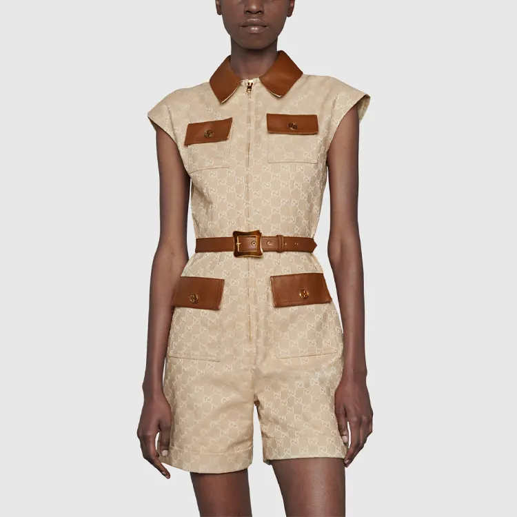 GUCCI Bodysuits Women's Ivory White-4