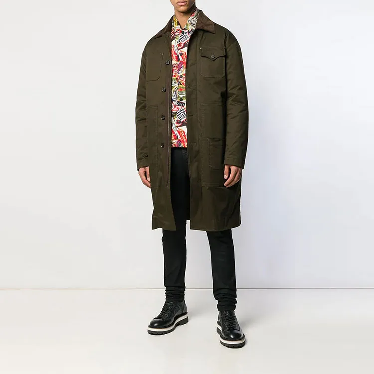 DSQUARED 2 Parka Coats Men Green-1
