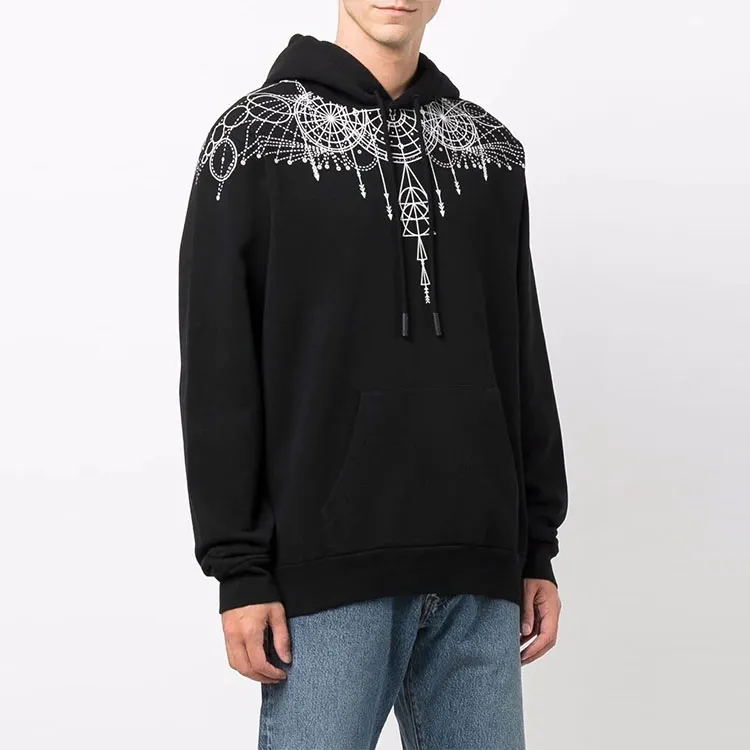 Marcelo Burlon Astral Wings Drawstring Hoodie-3