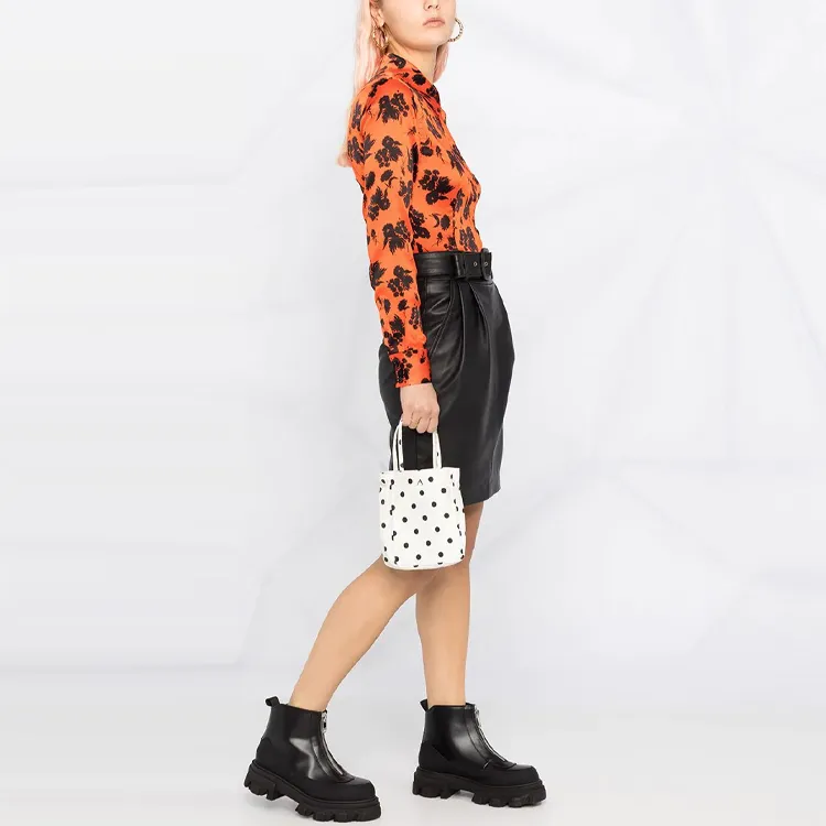 GANNI Shirts Women's Orange-3