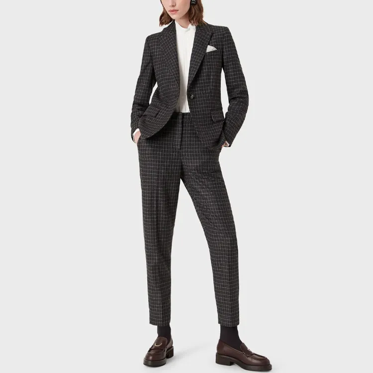 EMPORIO ARMANI Business Suits Coats Women's Black-2