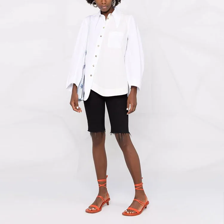 GANNI Shirts Women's White-1