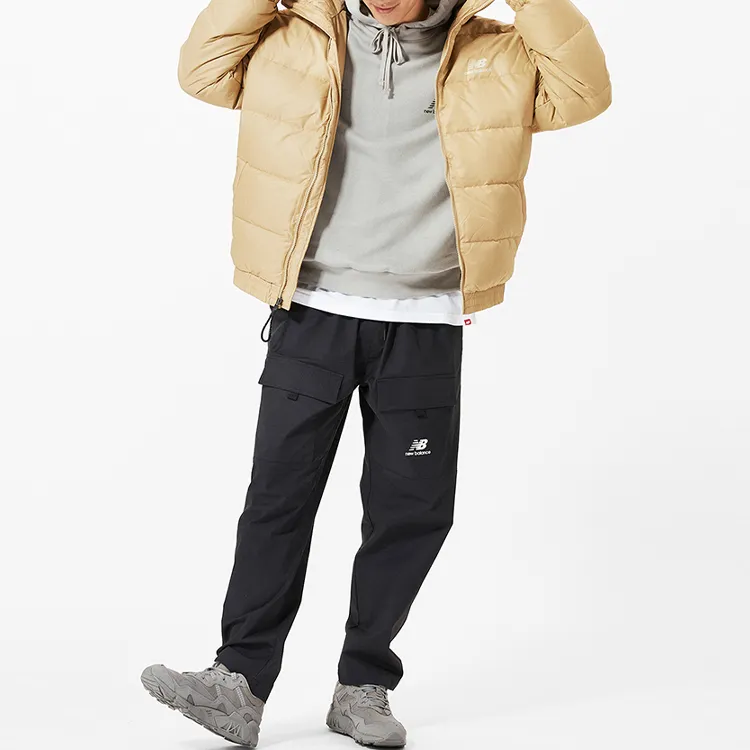 New Balance Leisure Life Down Jacket Men's Beige-4