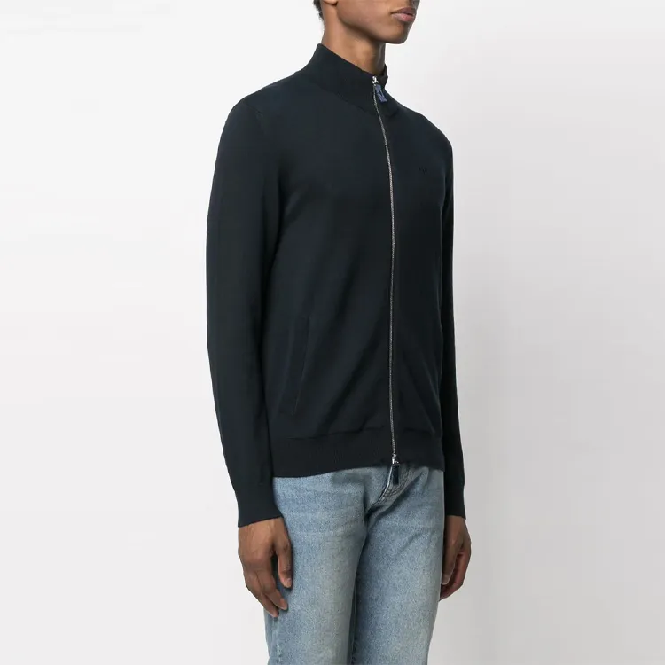 ARMANI EXCHANGE Long Sleeved Zip Up Knitted Jacket-3