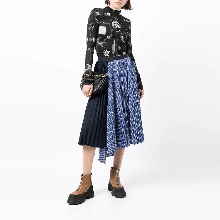 Jean Paul Gaultier X Sacai T-Shirts Unisex Black-2