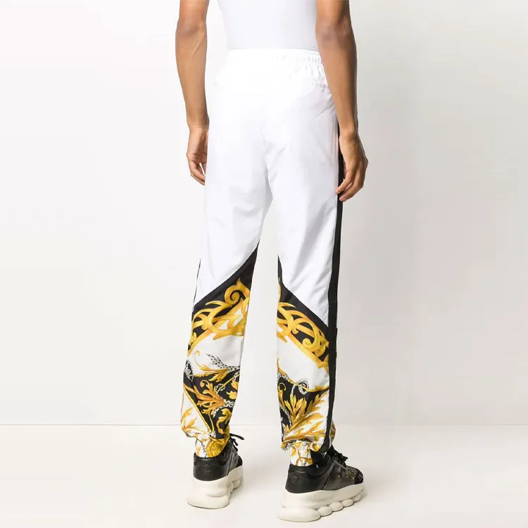 VERSACE Knitted Sweatpants Men White-2