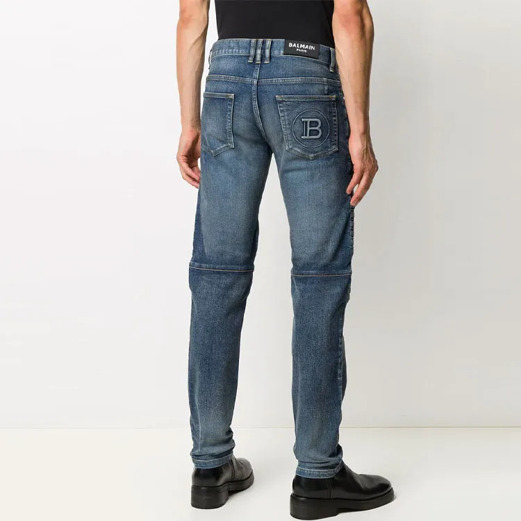 BALMAIN Jeans Men Blue-2