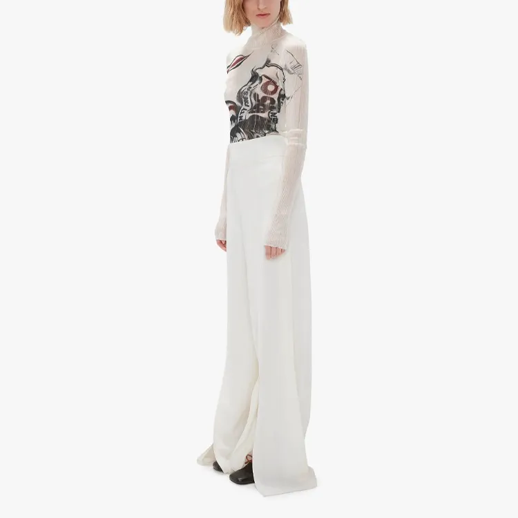 JW Anderson Abstract print High neck Knitted Top-4