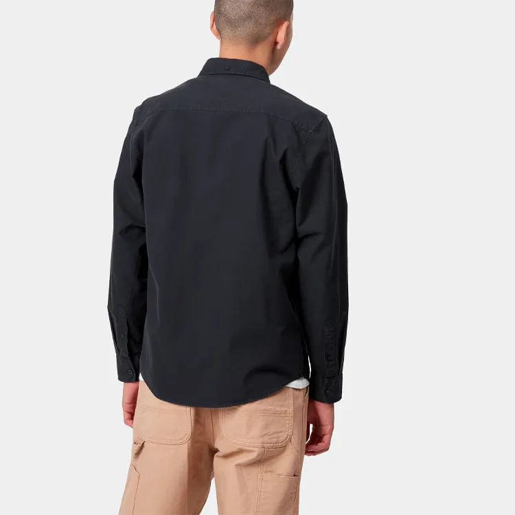 Carhartt WIP Shirts Men Dark Marine Blue-4