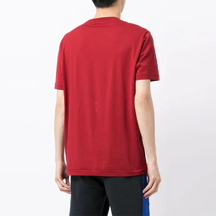 EMPORIO ARMANI EA7 FW21 T Shirt Men's Burgundy-2