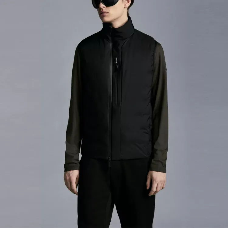 Moncler Vests Men Black-3