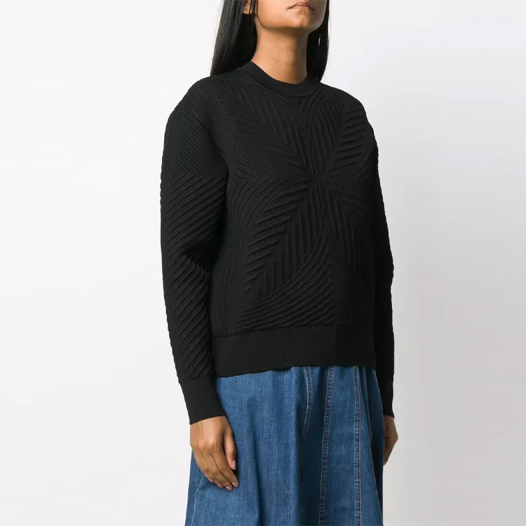 Alexander McQueen Textured Crewneck Sweater-3