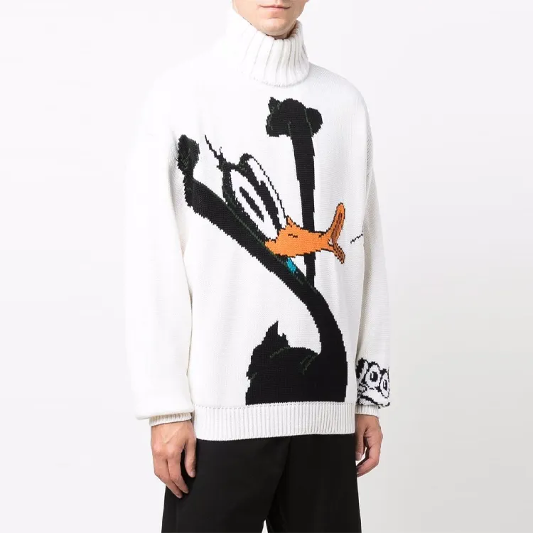 GCDS Sweaters Men White-3