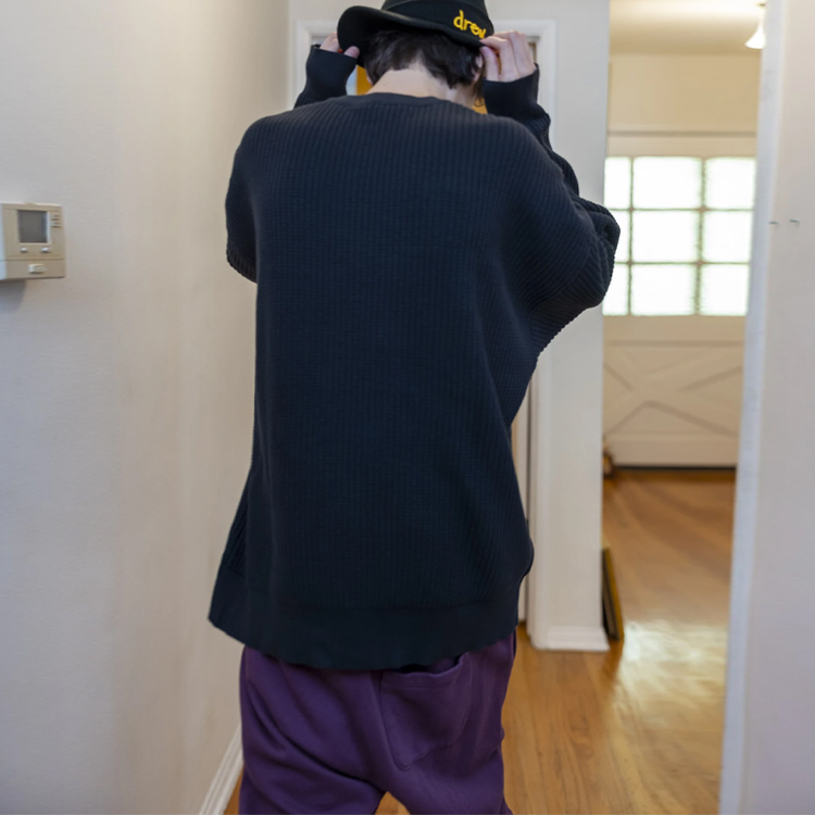 Drew House Mascot Waffle Sweater - POIZON