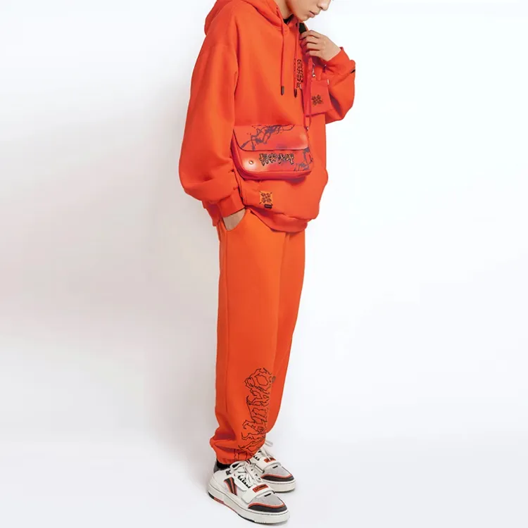 LiNing Badfive Sweatshirt Unisex Orange-3
