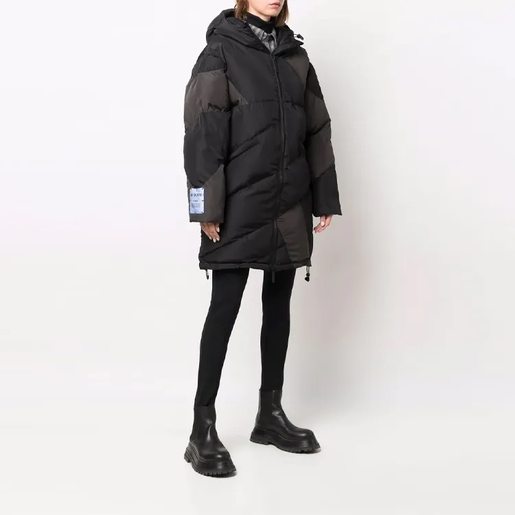 McQ Alexander McQueen Puffer Jacket Women's Black-4