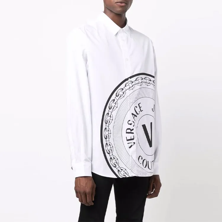 VERSACE JEANS COUTURE Shirt Men's White-4