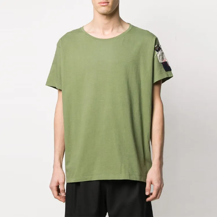 GREG LAUREN T Shirts Men Green-1