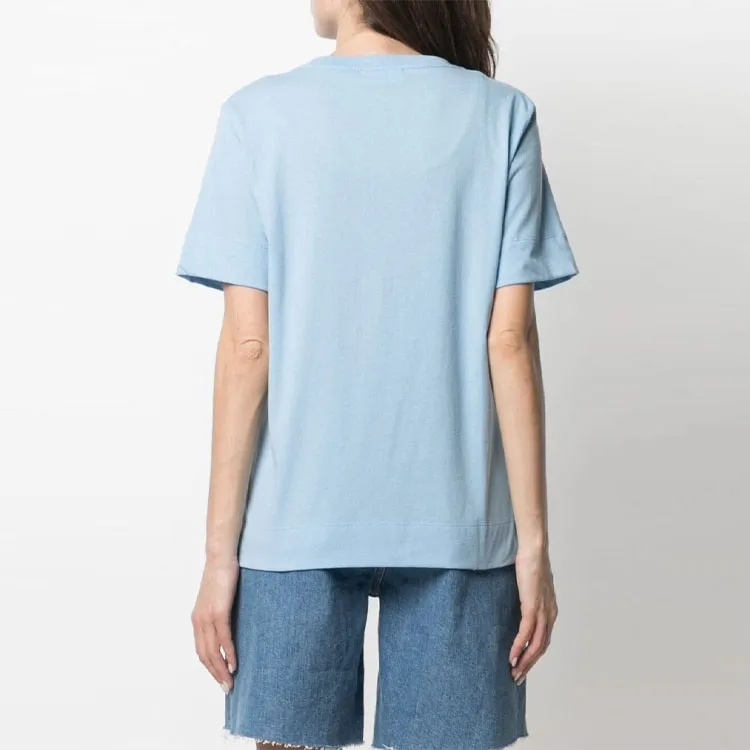 GANNI T-Shirts Women's Blue-2
