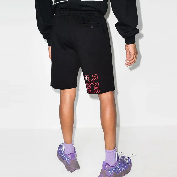 OFF WHITE Starred Arrow Sweatshorts-3