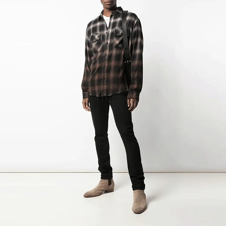 AMIRI Ombre Plaid Shirt-1