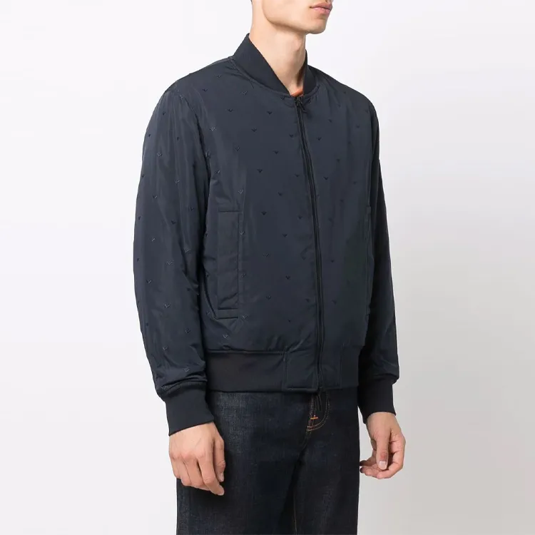 EMPORIO ARMANI Puffer Jacket Men's Navy Blue-3