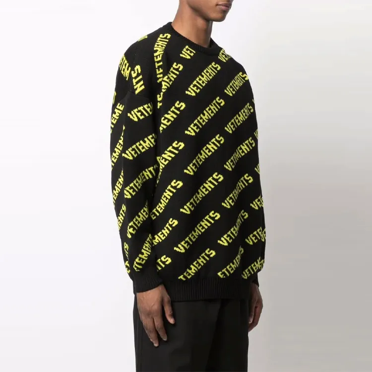 Vetements Monogram Knitted Sweater-4