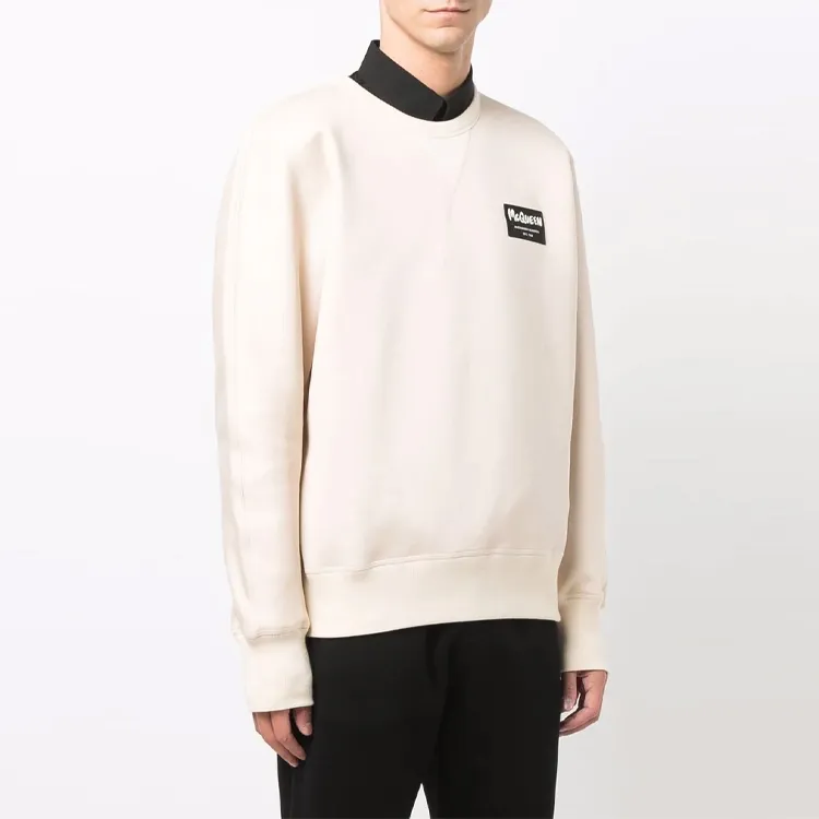 Alexander McQueen Sweatshirt Men's Beige-3