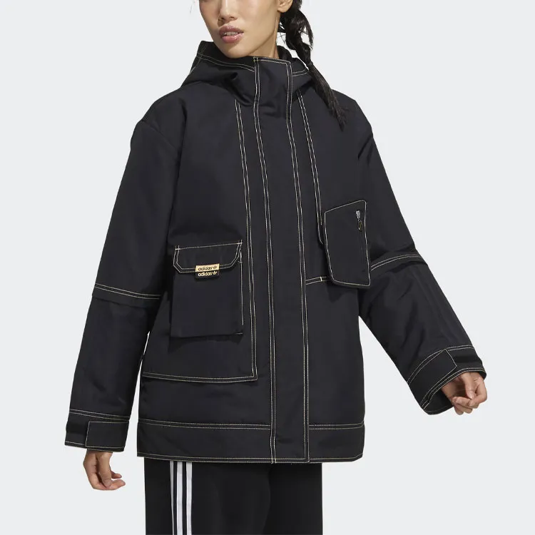 Adidas Originals Puffer Jacket Women's Black-3