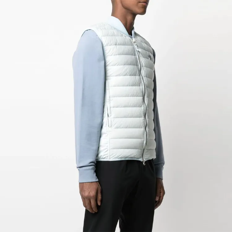 STONE ISLAND Vests Men Sky Blue-3