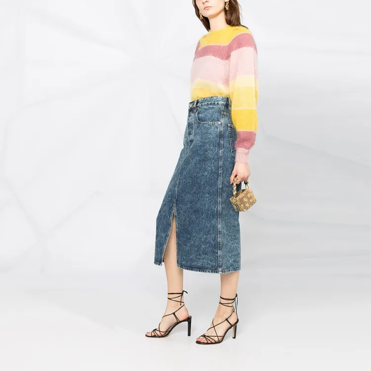 ISABEL MARANT SS21 Loose Fit Sweater Women's Yellow-2
