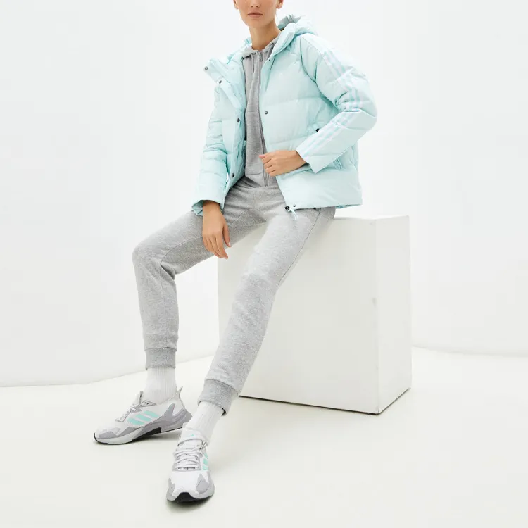 Adidas Down Jackets Women's Light Blue-4