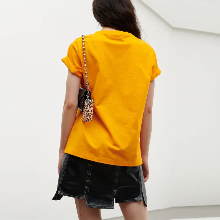 GANNI T Shirts Women's Orange-2