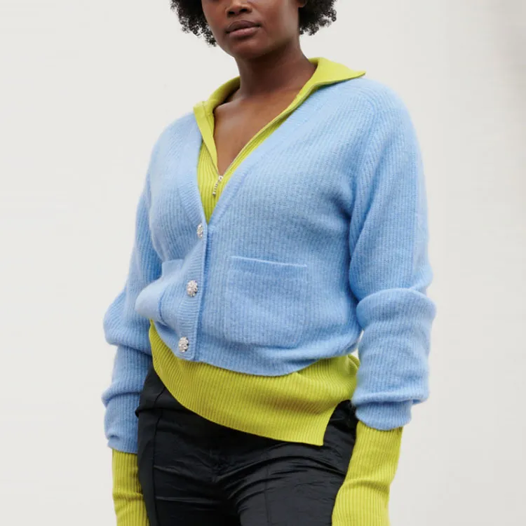 GANNI Sweaters Women's Blue-3