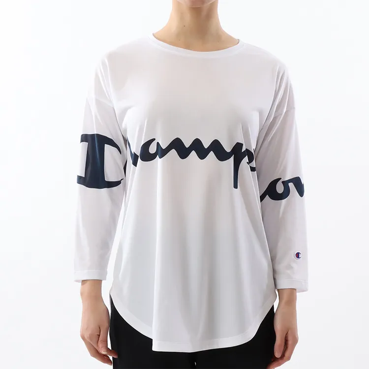 Champion Straight Long-Sleeved T-Shirt Japan Version Women's-2