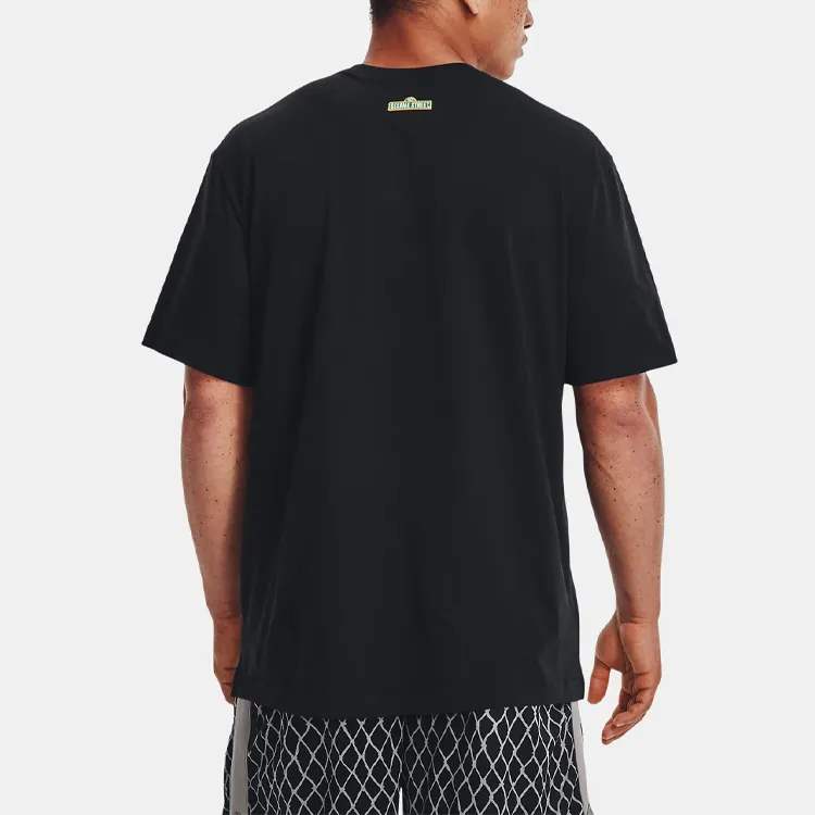 Under Armour Curry X Sesame Street T Shirt Men's Black-4