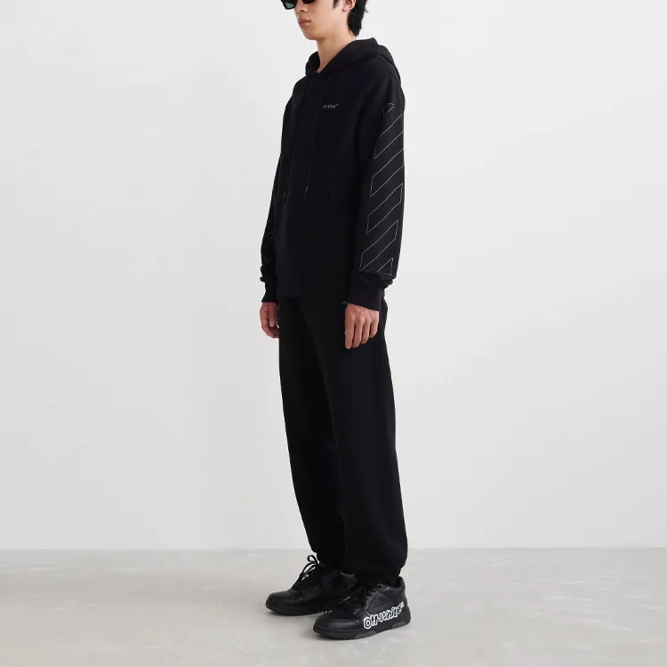 OFF WHITE Diag Outline Slim Hoodie-3
