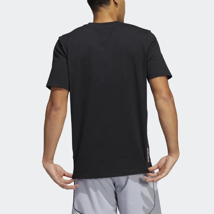 Adidas T Shirts Men Black-3