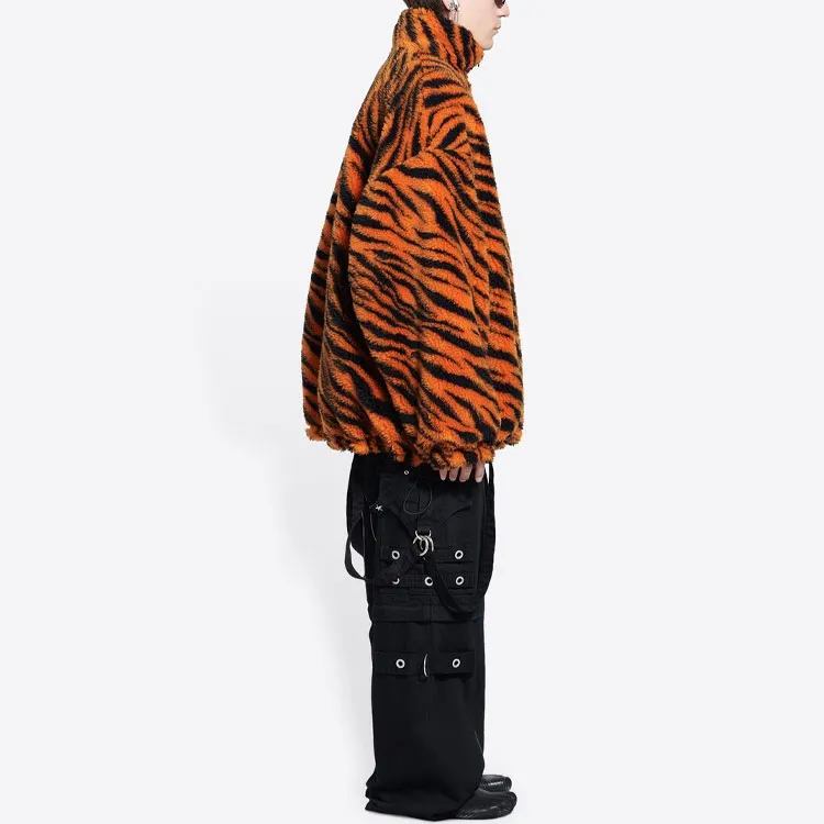 Balenciaga SS22 Jackets Coats Loose Fit Style Men's Orange-4