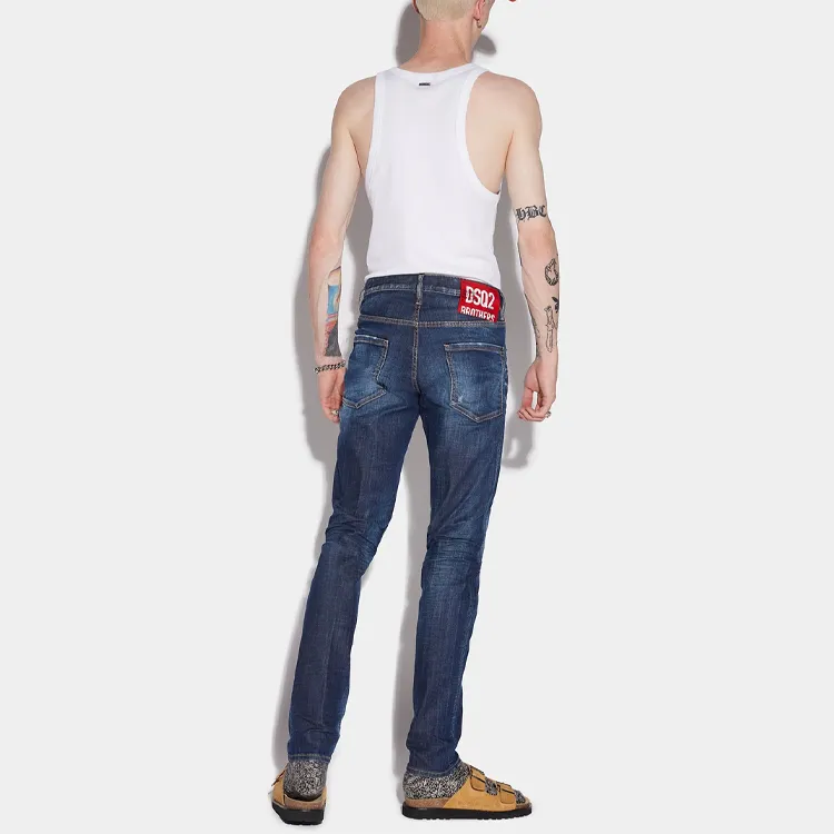 DSQUARED 2 Faded Effect Skinny Jeans-2