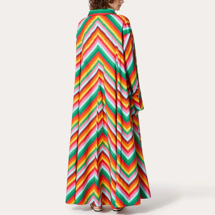 Valentino Long-Sleeved Dresses Women's Multicolor-2