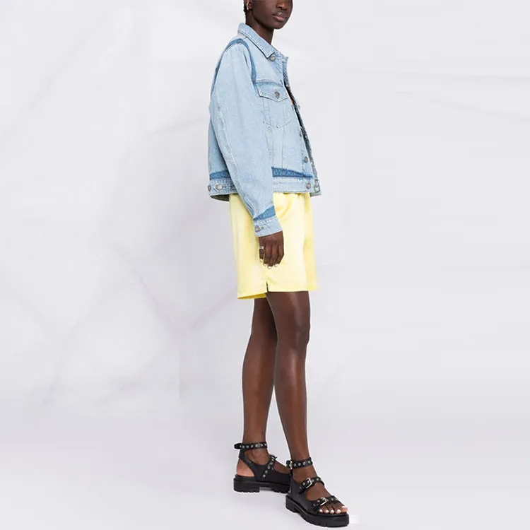 PINKO Denim Jackets Women's Blue-3