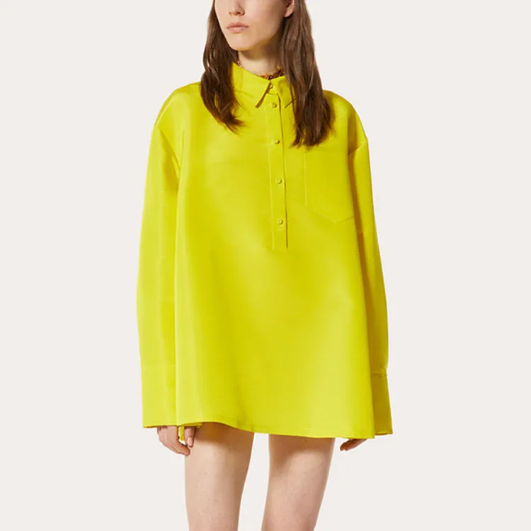 Valentino Long-Sleeved Dresses Women's Yellow-1