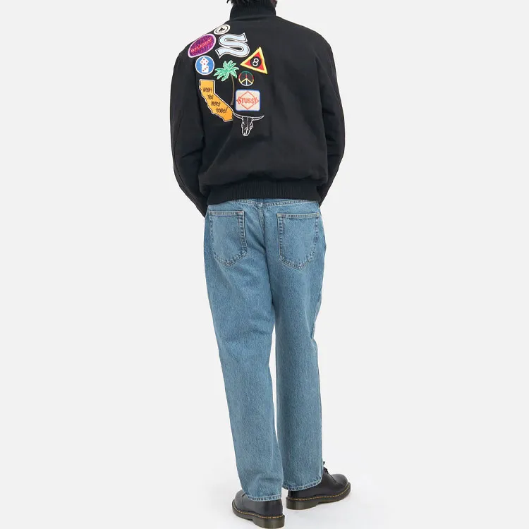 Stussy Baseball Jerseys Men Black-3
