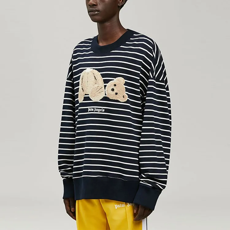 PALM ANGELS Sweatshirts Men Marine Blue-4
