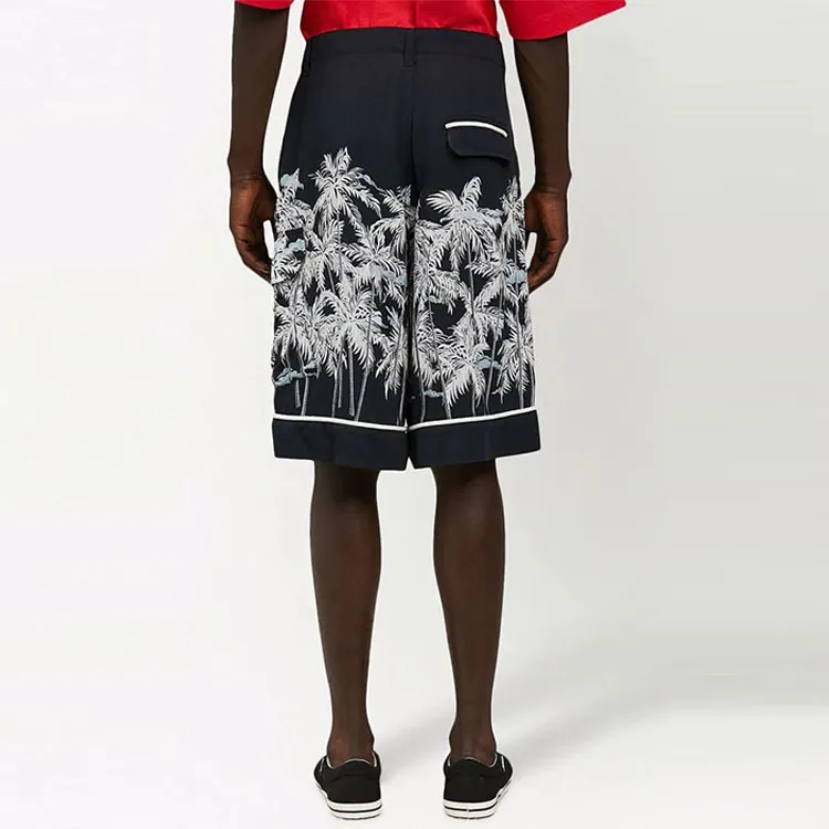 PALM ANGELS Palms print Bermuda Shorts-3