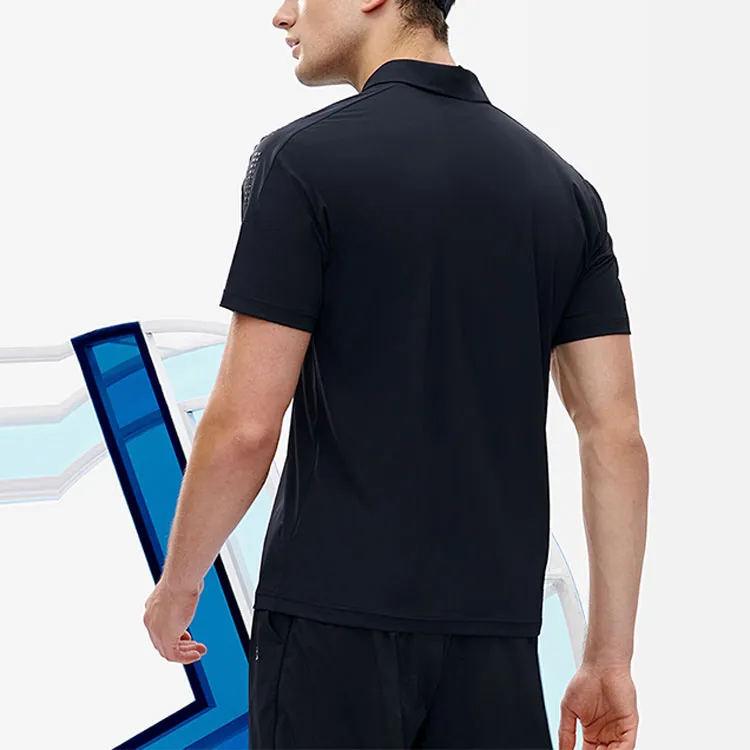 FILA Polo Shirts Men Royal Blue-4