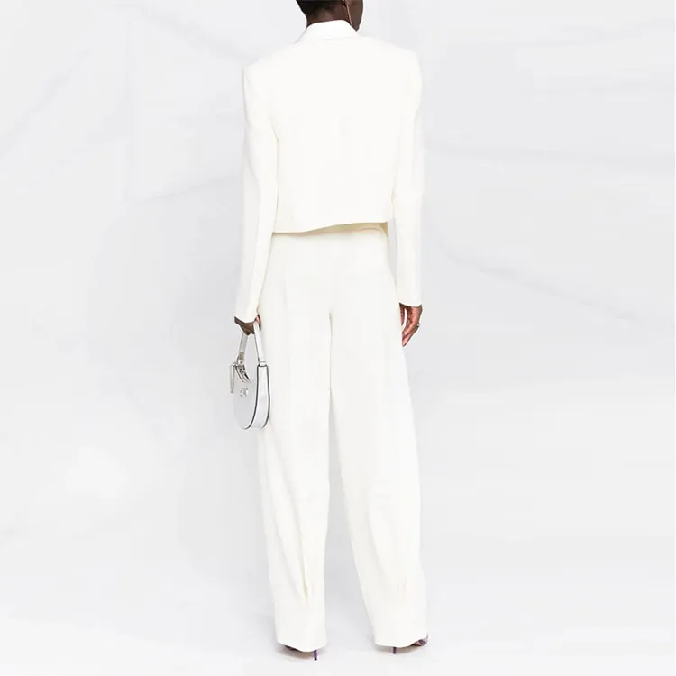 FENDI Casual Pants Women's White-2
